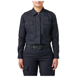Wm Fltc Tdu Rp Ls Shirt (Dark Navy; Large) Wm Fltc Tdu Rp Ls Shirt (Dark Navy; Large)