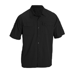 Freedom Flex Woven Shirt (Black; Medium)