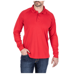 Performance Long Sleeve Polo (Range Red; Regular; X-Large) Performance Long Sleeve Polo (Range Red; Regular; X-Large)