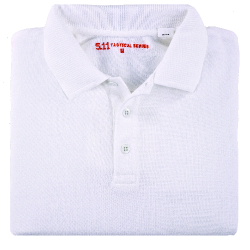 Professional S/S Polo (White; Regular; Small)