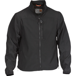 5.11 Valiant Sftshell Jkt (Black; 2X-Large)