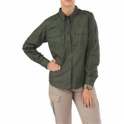 Wm L/S Taclite Shirt (TDU Green; Large)