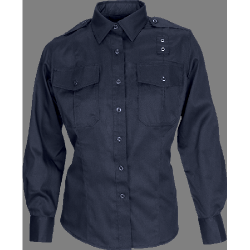 Wm Tclt Pdu L/S B-Cl Shrt (Midnight Navy; Regular; Small)