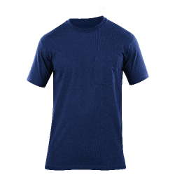 Professional Pocketed T-Shirt (Fire Navy; Medium)
