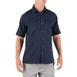 Freedom Flex Woven Shirt (Peacoat; Large)
