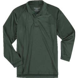 Performance Long Sleeve Polo (LE Green; Regular; Large)