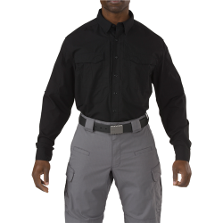 Stryke Long Sleeve Shirt - ABR (Black; Regular; Large)