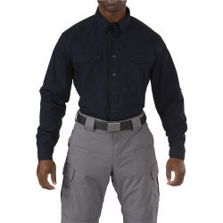 Stryke Long Sleeve Shirt - ABR (Dark Navy; Regular; Medium)