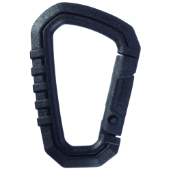 Mini Polymer Carabiner (Black) Mini Polymer Carabiner (Black)