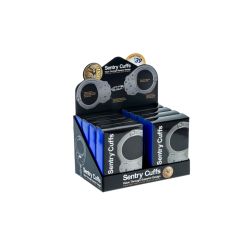 Sentry Chain Handcuff - 8 Piece Self Merchandiser Display Sentry Chain Handcuff - 8 Piece Self Merchandiser Display