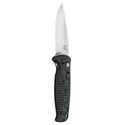 CLA Composite Lite Auto (Satin; Plain; Drop Point; G-10; Deep Carry Reversible Tip Up Clip)