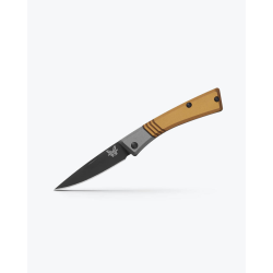 Benchmade 315BK-01 Successor - Burnt Brass Aluminum - DLC M390 Drop Point Blade