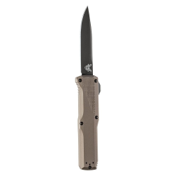 Phaeton (Black; Plain; Drop Point; Dark Earth; Anodized 6061-T6 Billet)