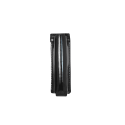 Holder for Collapsible Foam Handle Baton (Without; Black; Basket Weave)