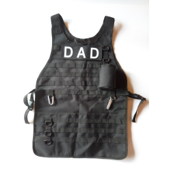 Tactical BBQ Apron w/ Carabiner and Bottle Opener