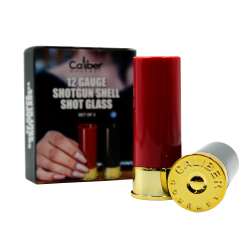 12 Gauge Shotgun Shell Shot Glass