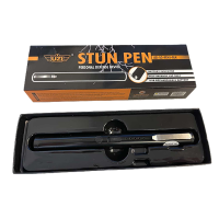 Defense Stun Pen w/ Clip - Black