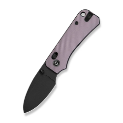 CIVIVI Baby Banter 2 Thumb Stud & Crossbar Lock Knife Purple Aluminum Handle (2.34