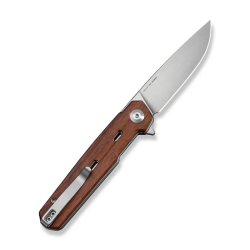 Navo Flipper Knife Guibourtia Wood Handle (3.25