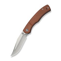 CIVIVI Clingman Front Flipper & Thumb Stud Knife Micarta Handle (2.99