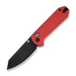 Yonder Thumb Stud & Crossbar Lock Knife Red G10 Handle (2.88
