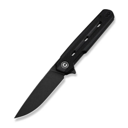 Navo Flipper Knife Black G10 Handle (3.25