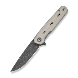 Navo Flipper Knife Ivory G10 Handle (3.25