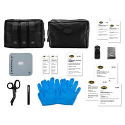 E.T.R. Basic Active Shooter/Bleed Aid Kit with S.T.A.T. Tourniquet (Black) (Basic; Black; MOLLE Pouch) E.T.R. Basic Active Shooter/Bleed Aid Kit with S.T.A.T. Tourniquet (Black) (Basic; Black; MOLLE Pouch)