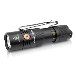 PD25R Rechargeable EDC Flashlight (Black)