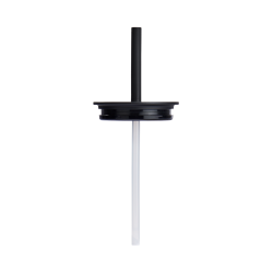 Press-In Straw Lid - Black (Medium)
