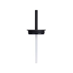 Press-In Straw Lid - Black (Small)
