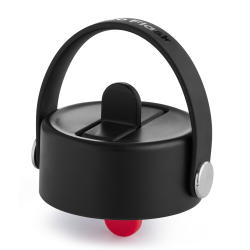 Wide Mouth Flex Straw Cap - Black