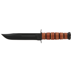 Military Fighting Utility Knife (Plain; USN; Box; Leather)