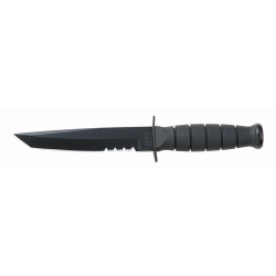 Short Tanto (Serrated; Tanto; Box; Leather)