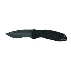 Blur (DLC Black; Serrated; Drop Point; Black; Box)