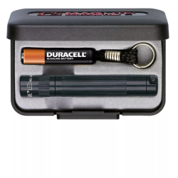 Solitaire LED 1 AAA-Cell LED Flashlight (Black; Display Box)