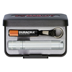 Solitaire LED 1 AAA-Cell LED Flashlight (Silver; Display Box)