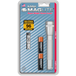 M2A Mini Mag 2 AA-Cell Flashlight (Silver; Blister)