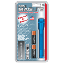M2A Mini Mag 2 AA-Cell Flashlight (Blue; Blister)