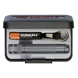 Solitaire LED 1 AAA-Cell LED Flashlight (Gray; Display Box)