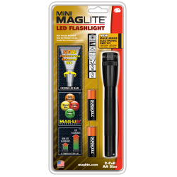 SP22 Mini Maglite 2 AA-Cell LED Flashlight w/ Holster (Red)