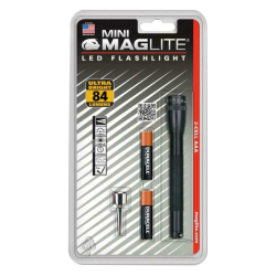 P32 Mini Maglite 2 AAA-Cell LED Flashlight (Black; Display Box)