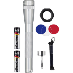 Mini Maglite Pro 2 AA-Cell LED Flashlight Combo Pack (Silver)