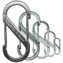 Dual Carabiner Stainless Steel (Stainless; #1)