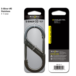 Dual Carabiner Stainless Steel (Stainless; #5)