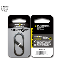 Dual Carabiner Stainless Steel (Stainless; #2)