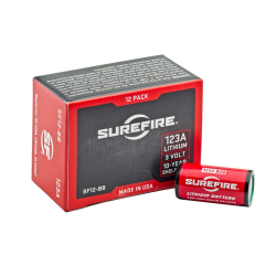 Surefire 123A Lithium Batteries (12; Box)