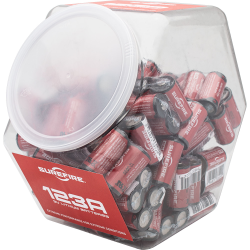 Surefire Shrink-Wrapped 123A Lithium Batteries - 65 Pairs Surefire Shrink-Wrapped 123A Lithium Batteries - 65 Pairs