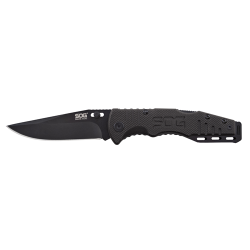 Salute Mini (Black; Plain; Clip Point; Black; Clam)