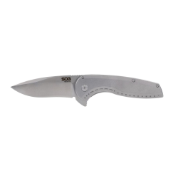 SOG Aegis FLK 2.0 Frame Lock 14-41-03-43 Stonewashed Stainless Steel Pocket Knife SOG Aegis FLK 2.0 Frame Lock 14-41-03-43 Stonewashed Stainless Steel Pocket Knife
